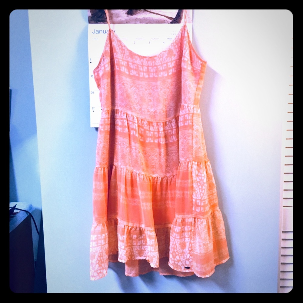 Peach sun dress